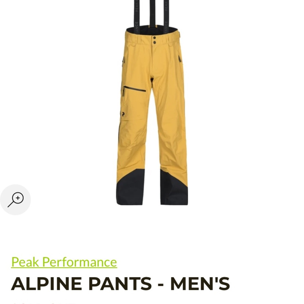 Peak performance Alpine pants size M